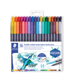 MARCADOR STAED 3001TB36 DUO PINCEL WATERCOLOR *36 COL