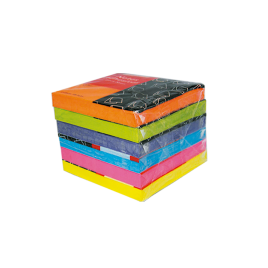 NOTAS ADHESIVAS PRECISION 3*3 BLOCK NEON *600 HOJAS 6 COLORES
