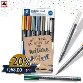 METALLIC BRUSH*7 UNIDADES / del 18 al 24 de Octubre
