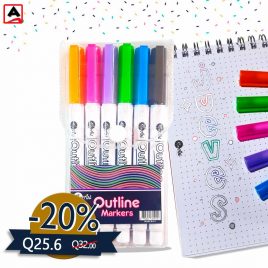 OUTLINE MARKERS * 6 COL. / del 25 al 31 de Octubre