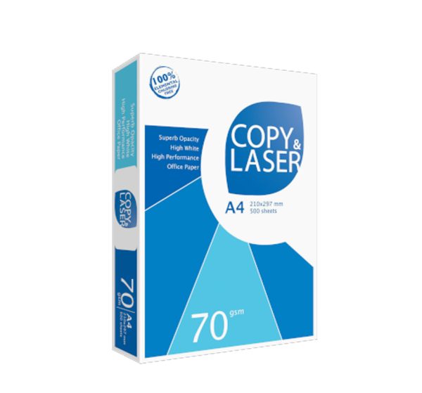 HOJAS BOND COPYLASER 70GRS T/OFICIO *RESMA