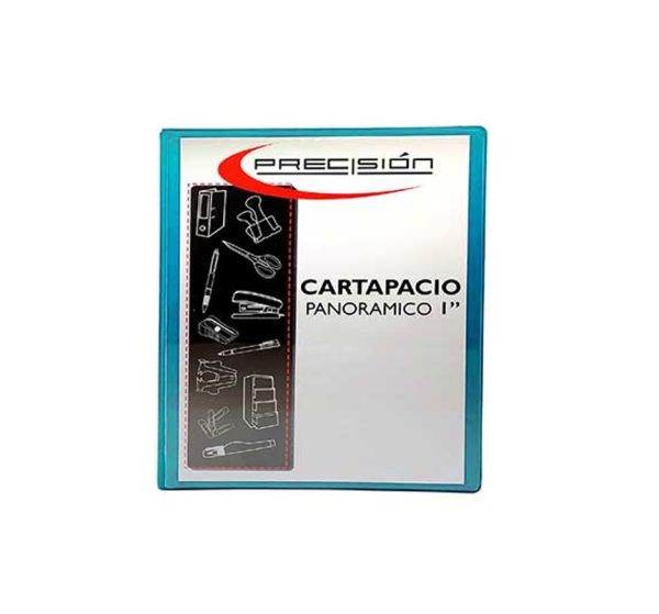 CARTAPACIO PANORAMICO PRECISION 1 PULG.(3/4 ANILLO) CELESTE