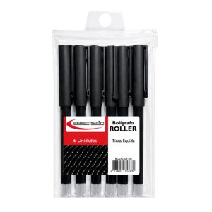 BOLIGRAFO PRECISION ROLLER NEGRO*6UN