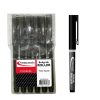 BOLIGRAFO PRECISION ROLLER NEGRO*6UN