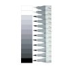 MARCADOR BE ART DOBLE PUNTA SET GRISES FRIOS 12UNI - Imagen 3