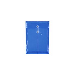 SOBRE PLASTICO PRECISION CARTA C/HILO AZUL