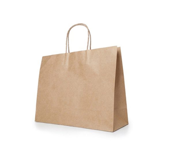 BOLSA KRAFT COLE CON AGARRADOR AN:32 F:11 AL:25CM MEDIANA HORIZONTAL