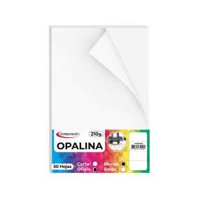 HOJAS PRECISION OPALINA OFICIO * 50HOJAS BLANCA 210GRS