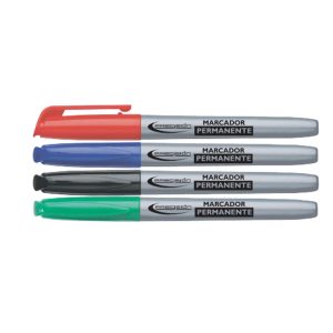 MARCADOR PERMANENTE DELGADO PRECISION *4 COL.