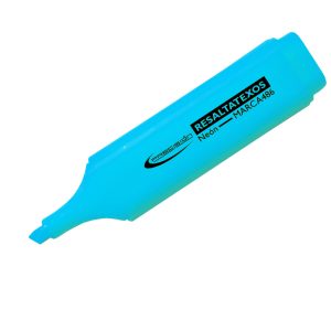 MARCADOR RESALTATEXTO PRECISION CELESTE