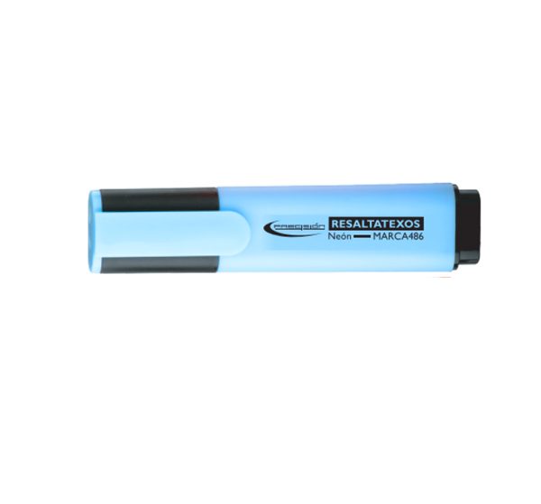 MARCADOR RESALTATEXTO PRECISION CELESTE
