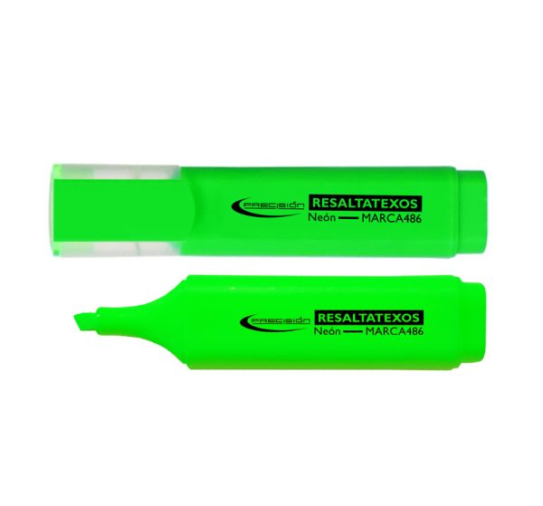 MARCADOR RESALTATEXTO PRECISION VERDE