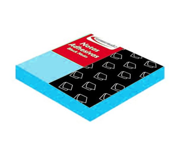 NOTAS ADHESIVAS PRECISION 3*3 BLOCK NEON *100 HOJAS CELESTE