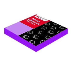 NOTAS ADHESIVAS PRECISION 3*3 BLOCK NEON *100 HOJAS MORADO
