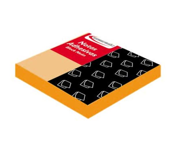 NOTAS ADHESIVAS PRECISION 3*3 BLOCK NEON *100 HOJAS NARANJA