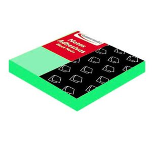 NOTAS ADHESIVAS PRECISION 3*3 BLOCK NEON *100 HOJAS VERDE