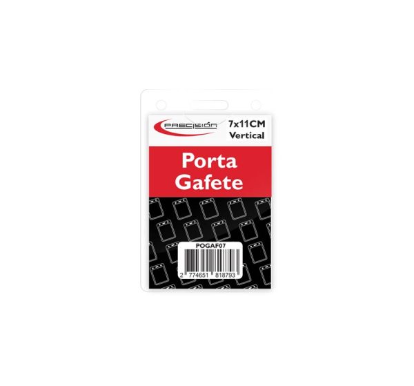 PORTA GAFETE S/CORDON 11*7CMS VERTICAL
