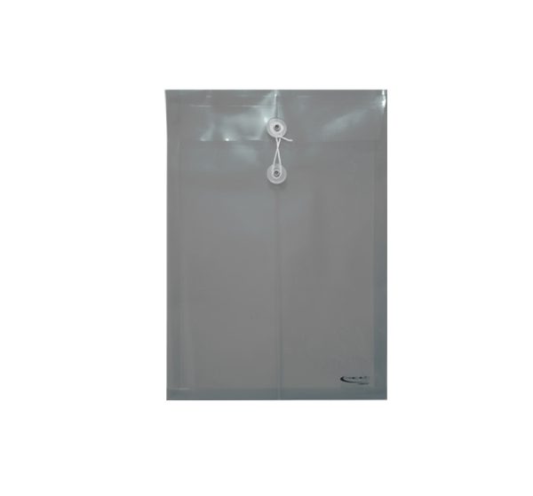 SOBRE PLASTICO PRECISION OFICIO C/HILO HUMO