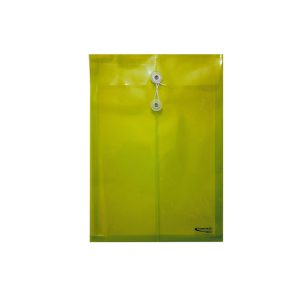 SOBRE PLASTICO PRECISION OFICIO C/HILO AMARILLO