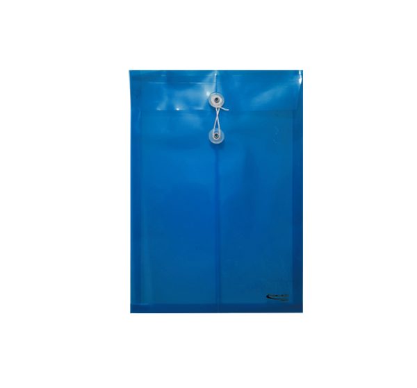 SOBRE PLASTICO PRECISION OFICIO C/HILO AZUL