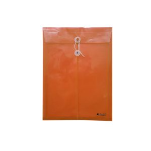 SOBRE PLASTICO PRECISION OFICIO C/HILO NARANJA