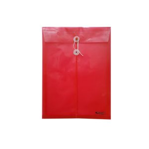 SOBRE PLASTICO PRECISION OFICIO C/HILO ROJO