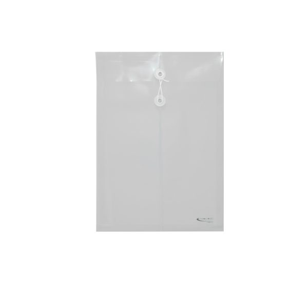 SOBRE PLASTICO PRECISION OFICIO C/HILO TRANSPARENTE