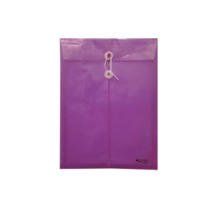 SOBRE PLASTICO PRECISION OFICIO C/HILO VIOLETA