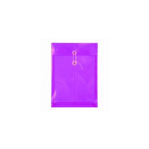 SOBRE PLASTICO PRECISION OFICIO C/HILO VIOLETA