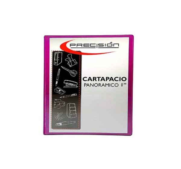 CARTAPACIO PANORAMICO PRECISION 1 PULG.(3/4 ANILLO) FUCSIA