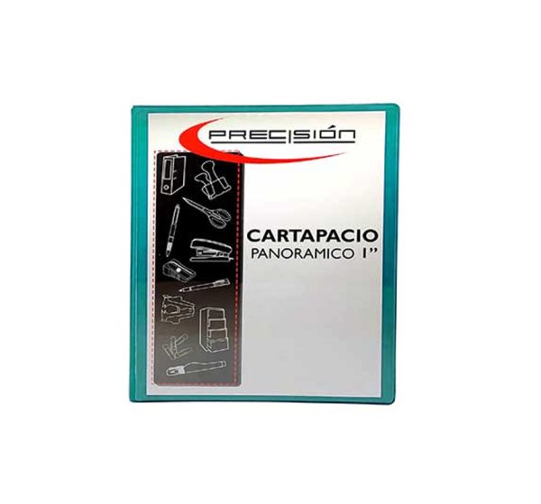 CARTAPACIO PANORAMICO PRECISION 1 PULG.(3/4 ANILLO) TURQUEZA