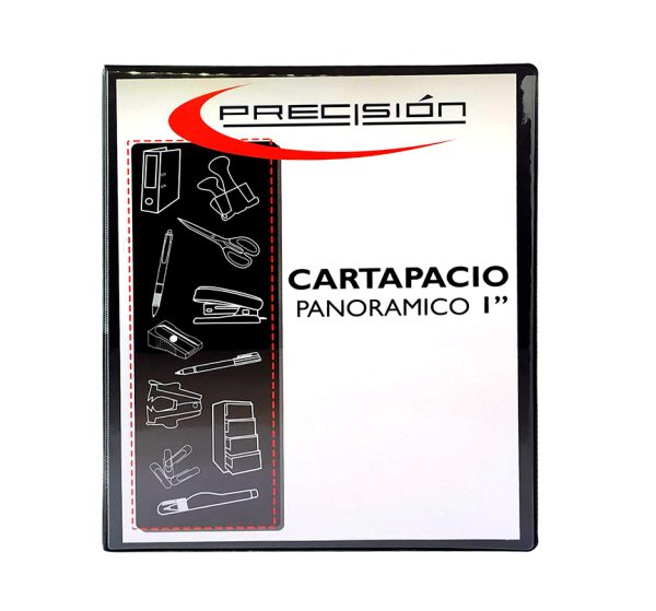 CARTAPACIO PANORAMICO PRECISION 1 PULG OFICIO NEGRO