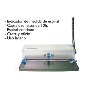 ENCUADERNADORA PC200 PLUS COIL USO LIVIANO