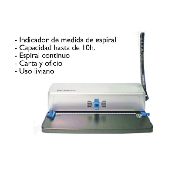 ENCUADERNADORA PC200 PLUS COIL USO LIVIANO