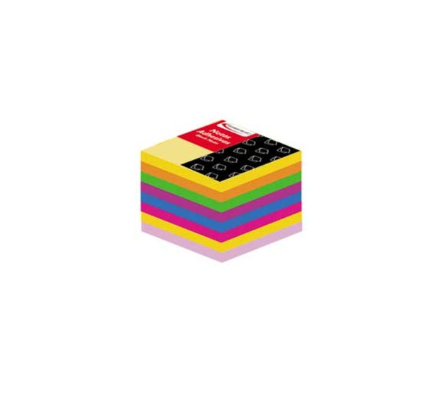 NOTAS ADHESIVAS PRECISION 3*3 BLOCK NEON*400HJS 8 COLORES NEON