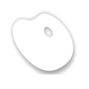 PALETA OVAL FORMICA P/OLEO
