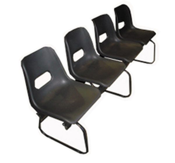 SILLA CONCHA PLAST BATERIA 4 SILLAS