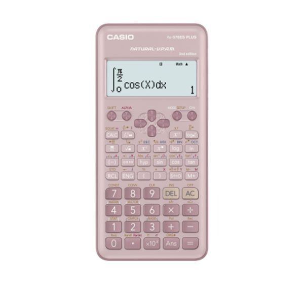 CALCULADORA CIENTIFICA CASIO FX-570ES PLUS ROSADO