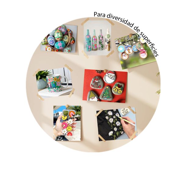 BOLIGRAFO BE ART ACRILICO SET*6COL - Imagen 3