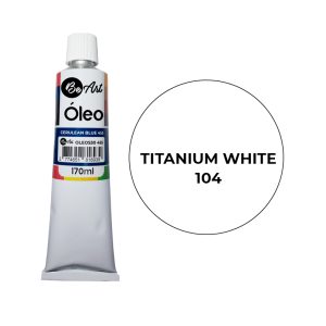 OLEOS BE ART 170ML TITANIUM WHITE 104