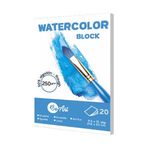 BLOCK BE ART WATERCOLOR 50% ALGODON 20H A4 GRANO MEDIO