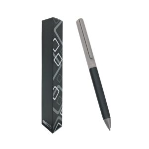 BOLIGRAFO BLEIZ ACERO NEGRO CON TINTA NEGRA