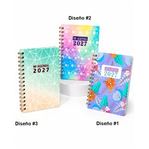 AGENDA DIARIA CON ESPIRAL 2027