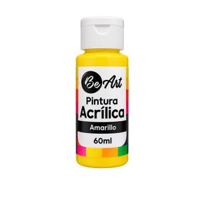 ACRILICO BE ART BOTE 60ML AMARILLO