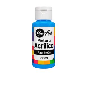 ACRILICO BE ART BOTE 60ML AZUL NEON