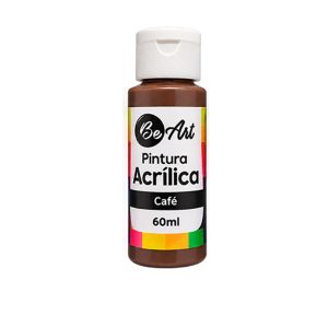 ACRILICO BE ART BOTE 60ML CAFE