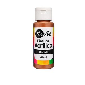 ACRILICO BE ART BOTE 60ML DORADO