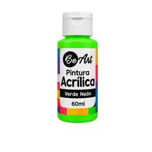 ACRILICO BE ART BOTE 60ML VERDE NEON