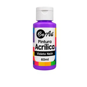 ACRILICO BE ART BOTE 60ML VIOLETA NEON